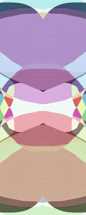 VINTAGE HEARTS - ABSTRATO GEOMÉTRICO