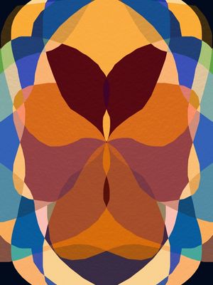 SUMMER FLORAL MANDALA - ABSTRATO GEOMÉTRICO