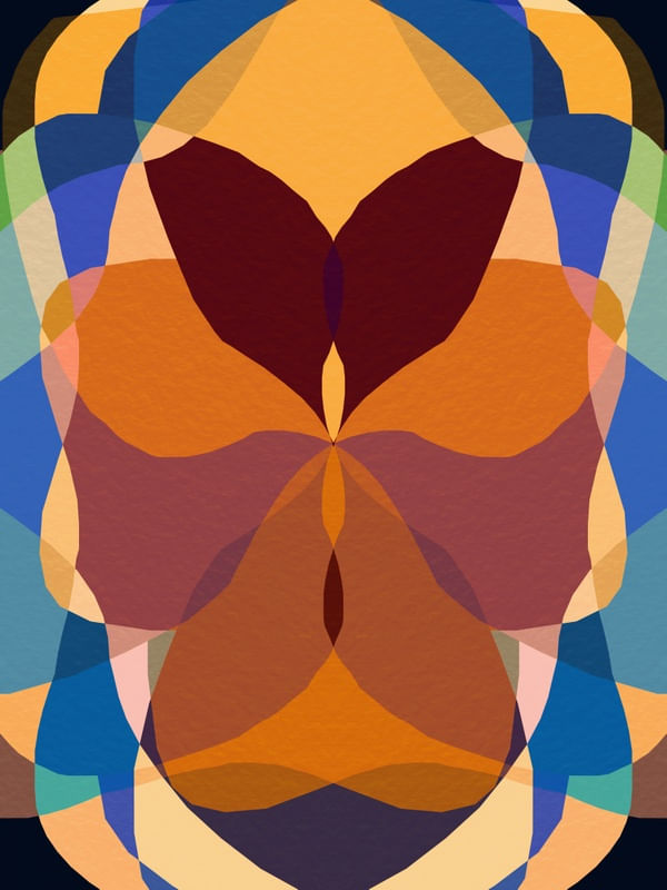 SUMMER FLORAL MANDALA - ABSTRATO GEOMÉTRICO
