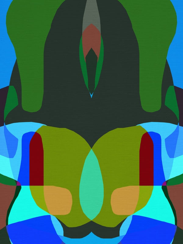 COLOR FIELD - ORGÂNICO AZUL E VERDE 0B