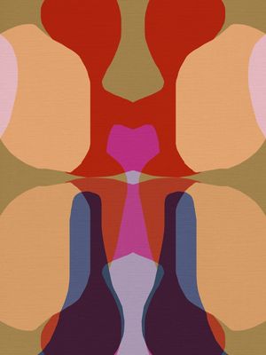 COLOR FIELD - HUGE ORGANIC SHAPES