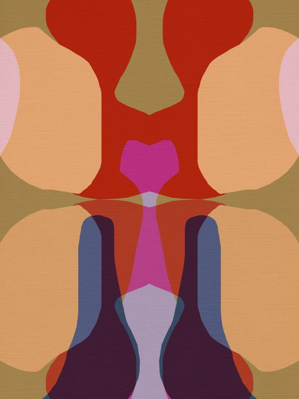 COLOR FIELD - HUGE ORGANIC SHAPES