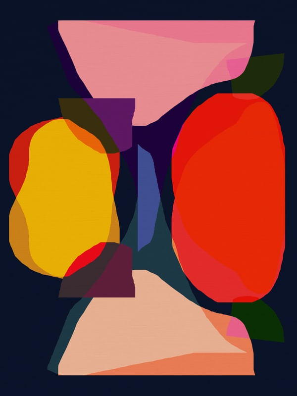 FUN - ABSTRATO COLORIDO BA08