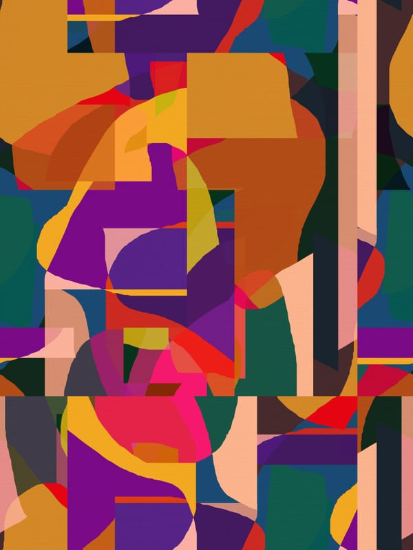 FUN - ABSTRATO COLORIDO BA11