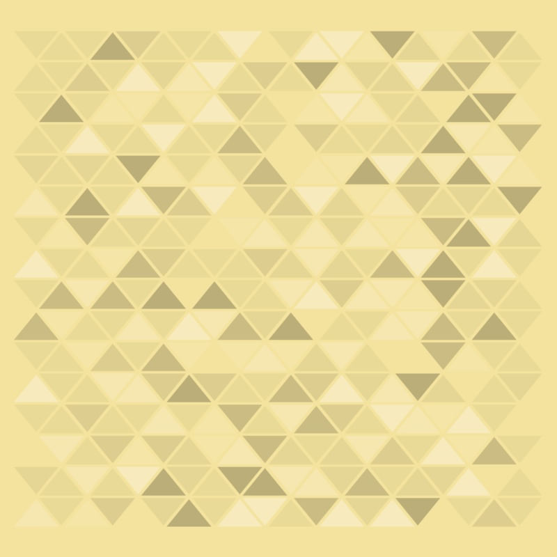 ESTAMPA TRIANGULAR BUTTERY YELLOW - 30X30 CM