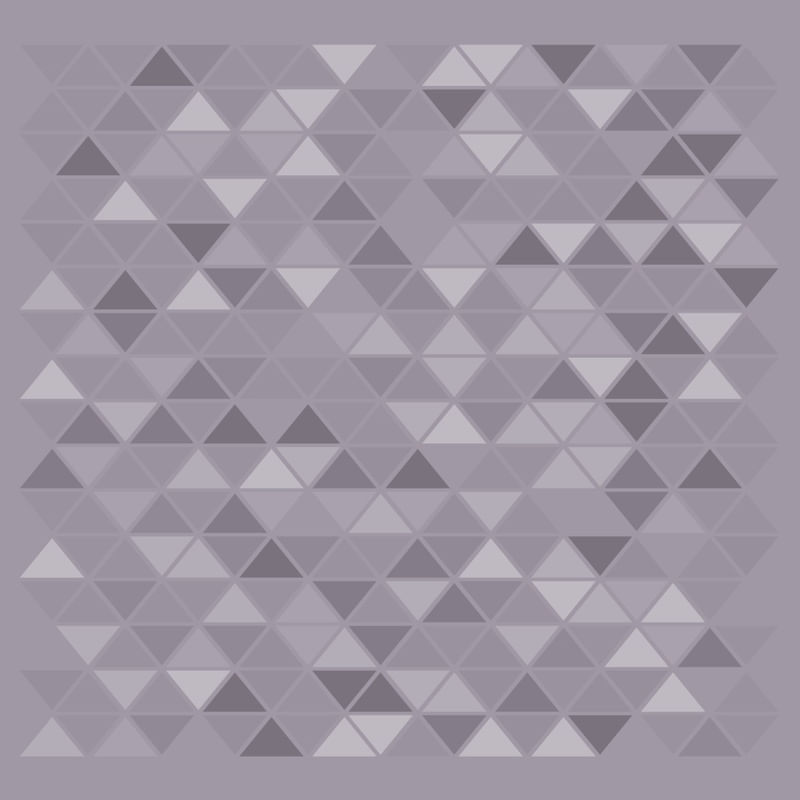 ESTAMPA TRIANGULAR VIOLETA-QUEIMADO - 30X30 CM