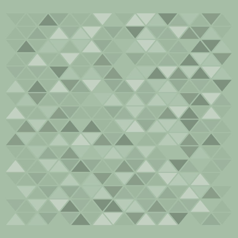 ESTAMPA TRIANGULAR TURQUORSE - 30X30 CM