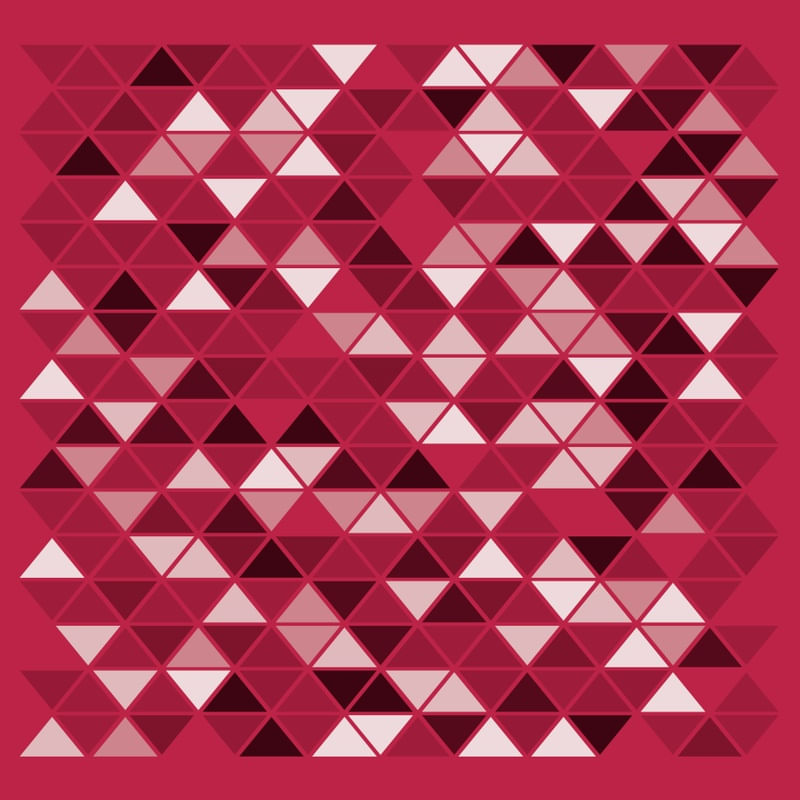 ESTAMPA TRIANGULAR MAGENTA