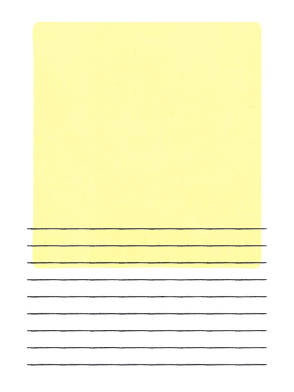 COLOR YELLOW LINES