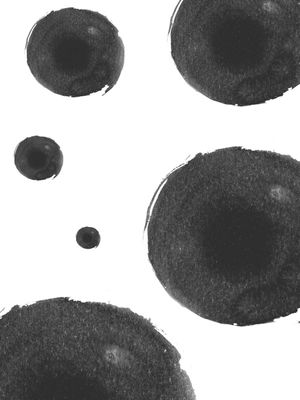 BLACK CIRCLES SPIRAL