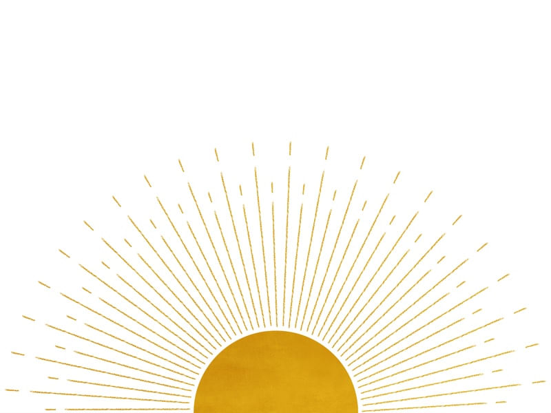 RAIOS DE SOL AMARELO