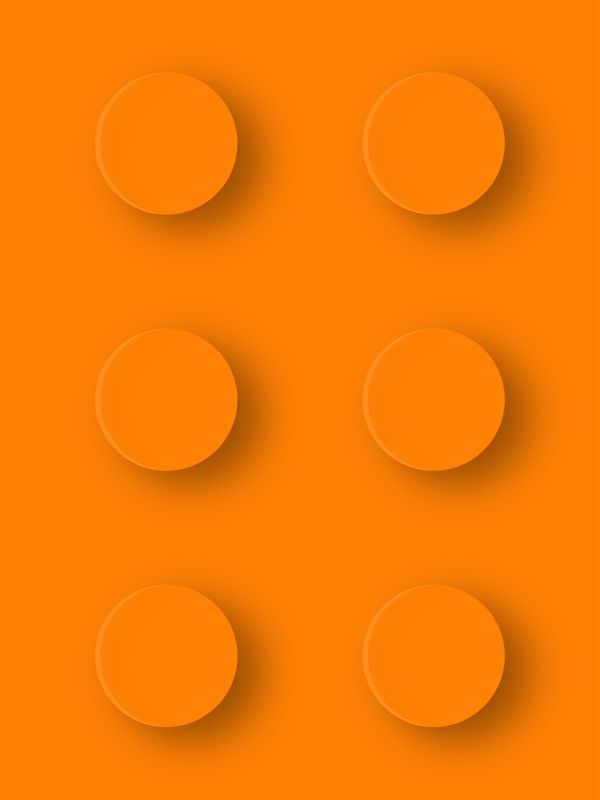 ORANGE LEGO