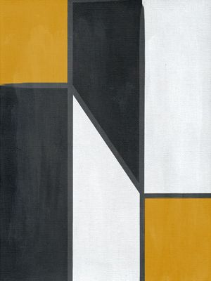 ABSTRACT YELLOW&BLACK