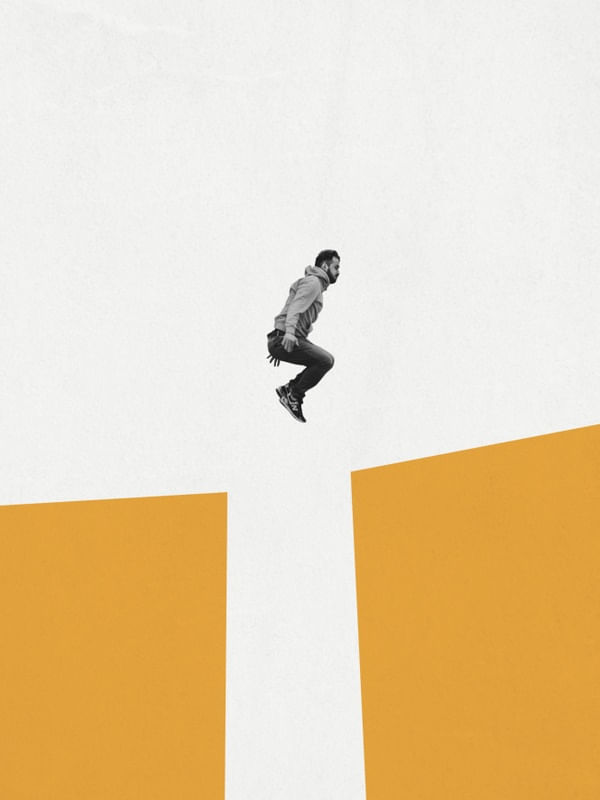 THE PARKOUR - COLAGEM MINIMALISTA