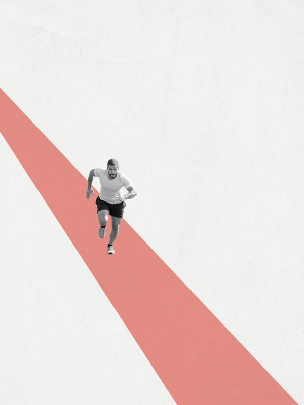 THE RUNNER - COLAGEM MINIMALISTA