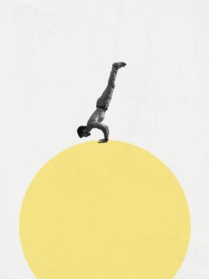 THE HANDSTAND - COLAGEM MINIMALISTA