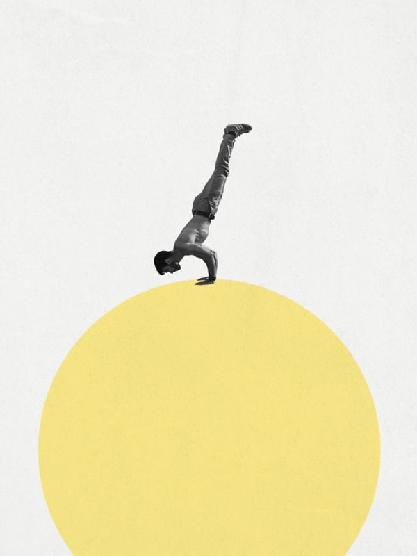 THE HANDSTAND - COLAGEM MINIMALISTA