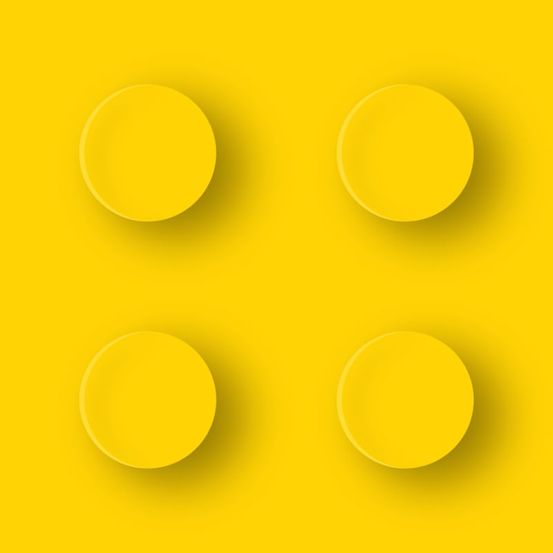 YELLOW LEGO Q.