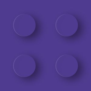 PURPLE LEGO Q.