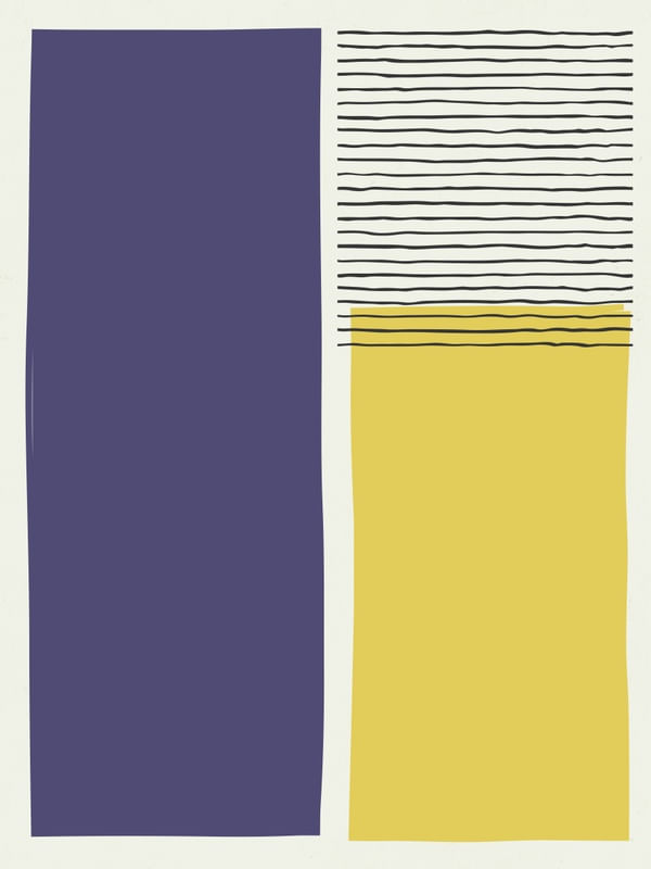 AZUL Y AMARILO I