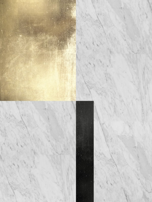 GEOMÉTRICO METAL E OURO 04
