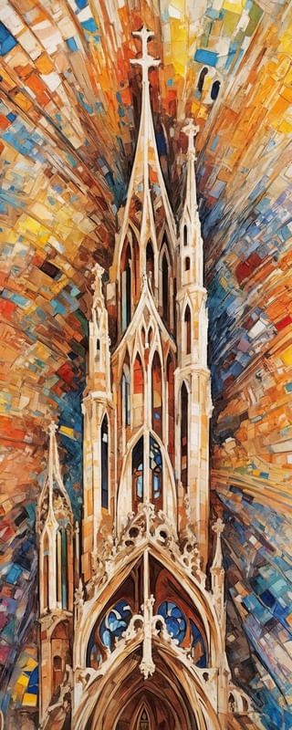 IGREJA VERTICAL GAUDÍ BY AI