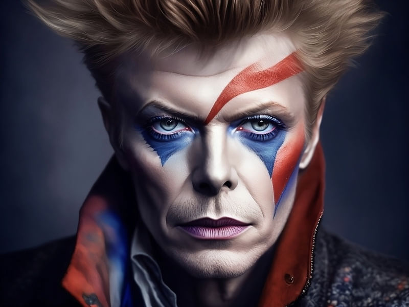 DAVID BOWIE RETRATO BY AI