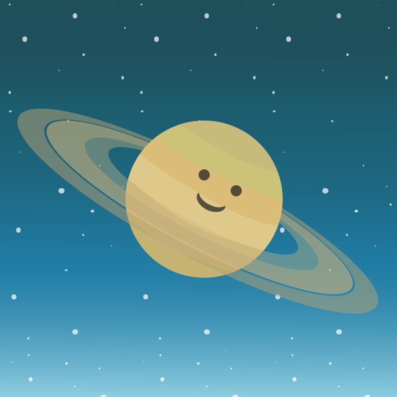 PLANETA SATURNO INFANTIL