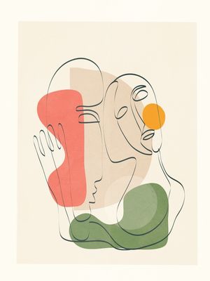 ABSTRACT SUNSET PORTRAIT 01