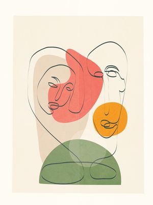 ABSTRACT SUNSET PORTRAIT 02