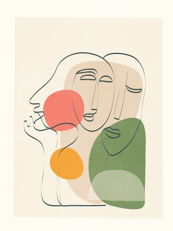 ABSTRACT SUNSET PORTRAIT 03