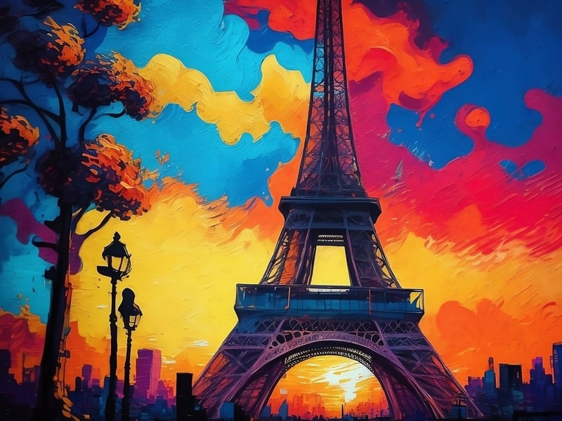 TORRE EIFFEL ARTE BY AI