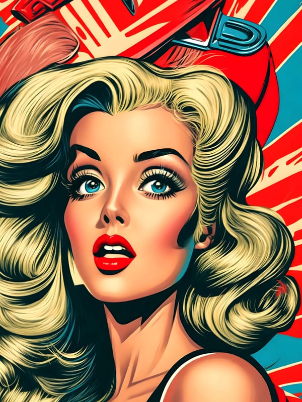 WOMEN POP ART III BY AI