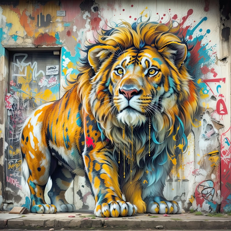 LEÃO GRAFFITI BY AI