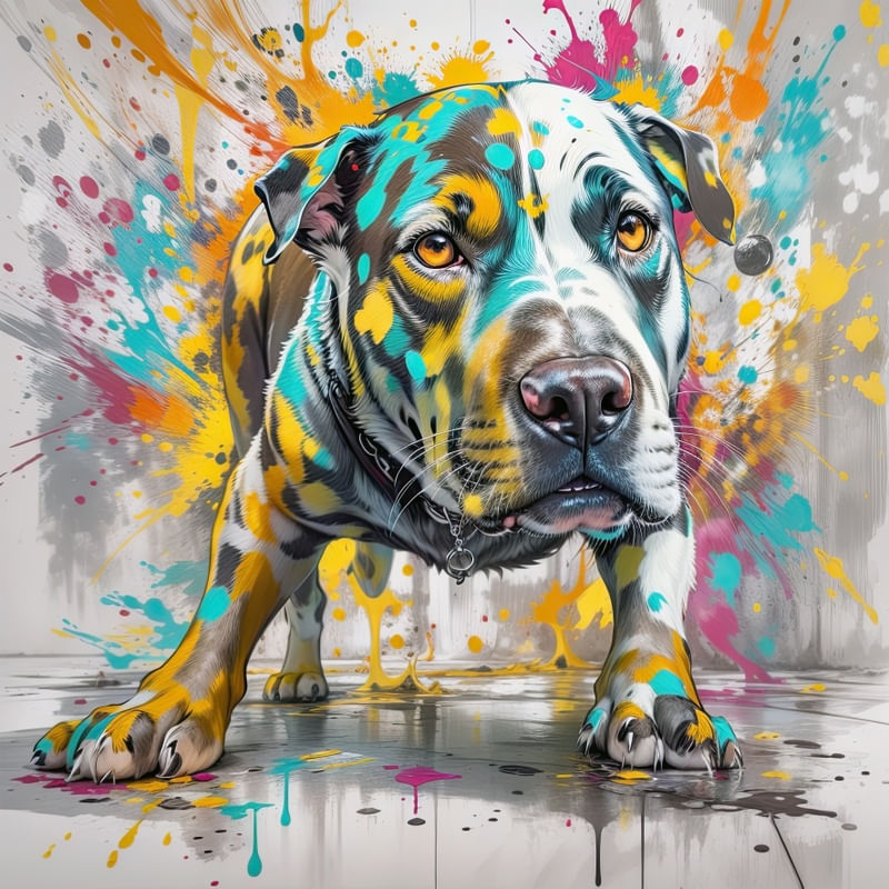 CÃO GRAFFITI BY AI