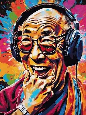 DALAI LAMA POP BY AI