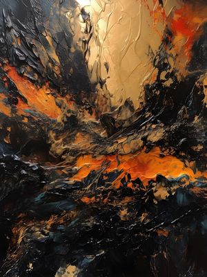 ABSTRACT GOLD - 02A-MJ - BY AI
