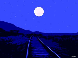 PAISAGEM NOITE ESTRELADA