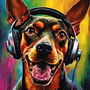 CÃO PINSCHET POP BY AI