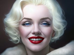 MARILYN MONROE RETRATO BY AI