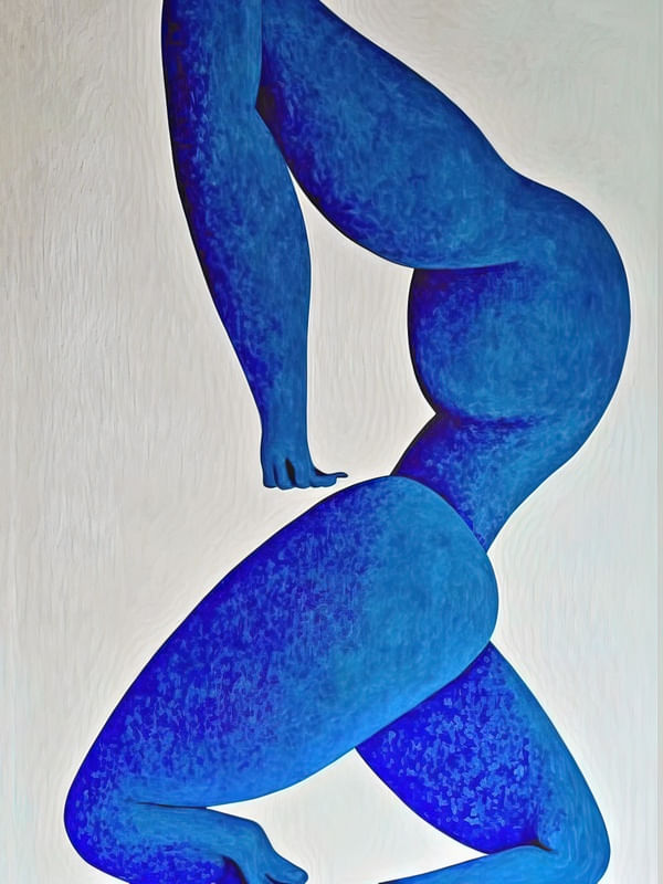 CONTORCIONISTA AZUL BY AI 02