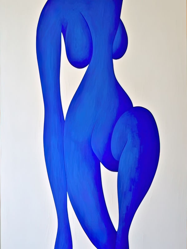 CONTORCIONISTA AZUL BY AI 03