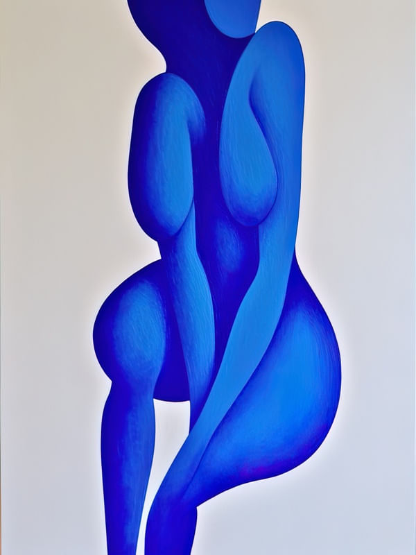 CONTORCIONISTA AZUL BY AI 04