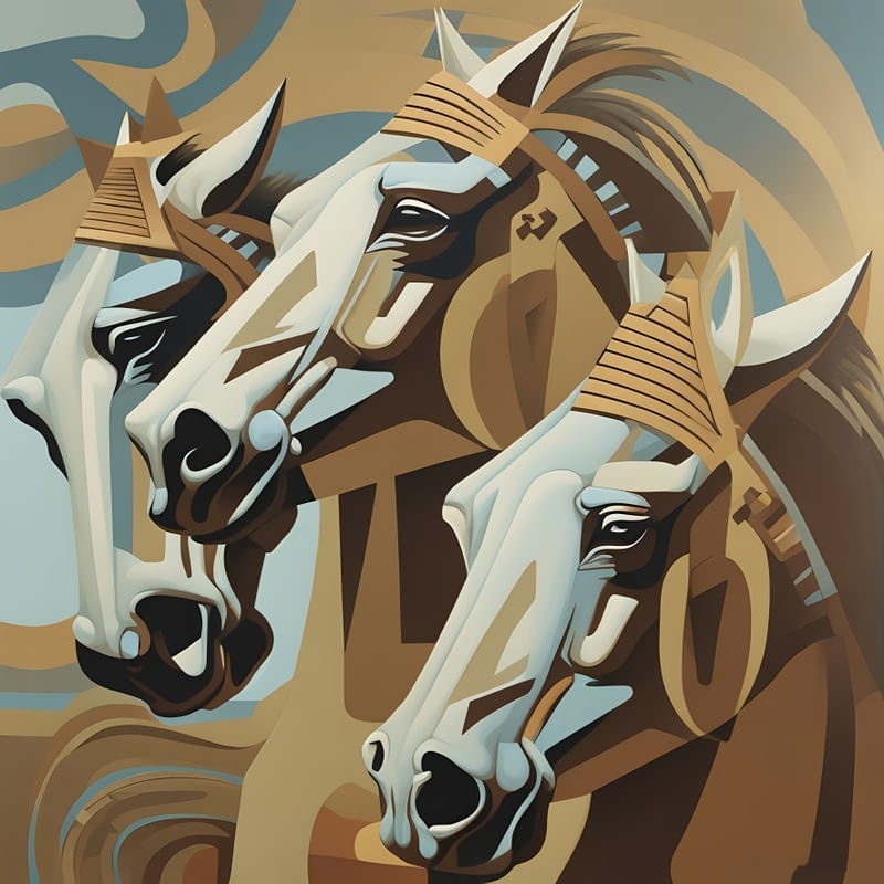 OS CAVALOS DO FARAÓ BY AI