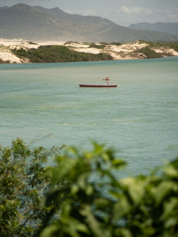 BARCO RIO DA MADRE GUARDA DO EMBAÚ NATUREZA MAR