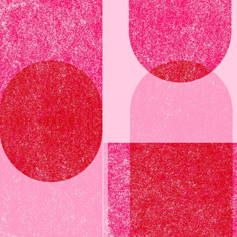 VIVA MAGENTA - PANTONE 2023 - ABSTRATO- MINIMALISTA- PS