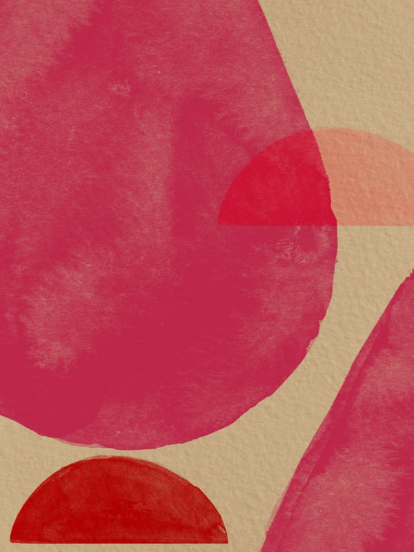 VIVA MAGENTA PANTONE ART ABSTRATO