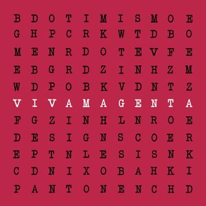 PANTONE VIVA MAGENTA TIPOGRAFIA 2023