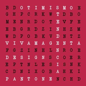 PANTONE VIVA MAGENTA TIPOGRAFIA 2023 I
