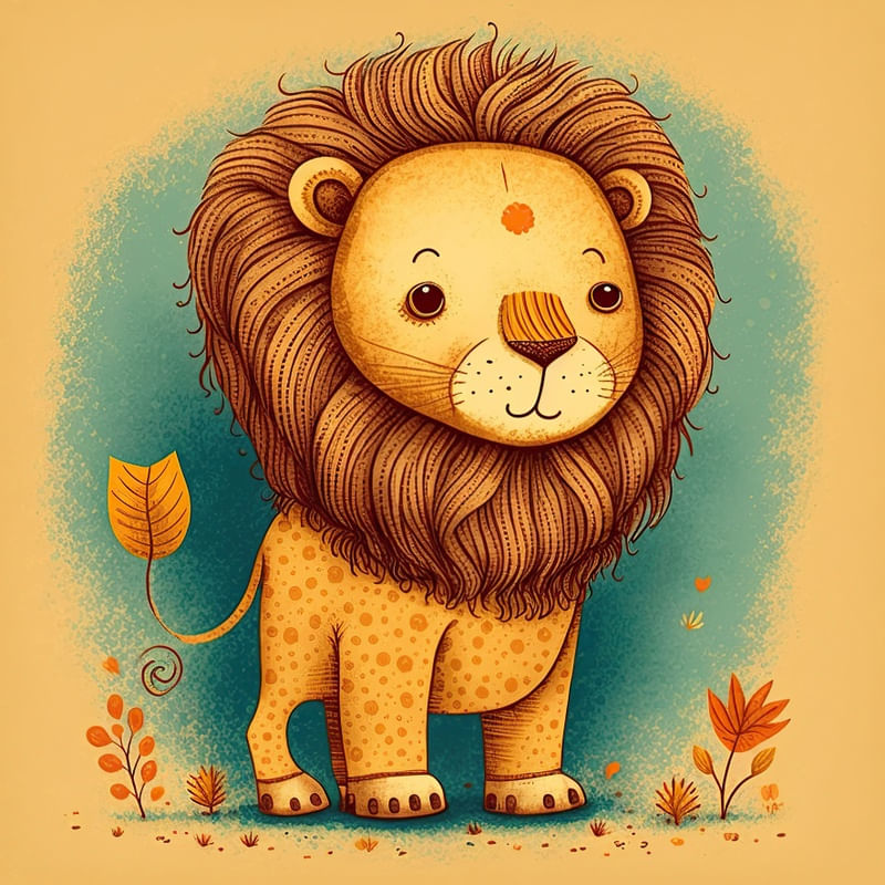 INFANTIL - O ENCANTO DO LEÃOZINHO BY AI POR PÂMELA STASCZAK